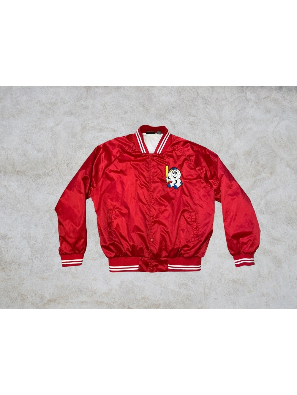 Vintage Auburn Sport Cincinnati Reds Satin Bomber Jacket 2XL